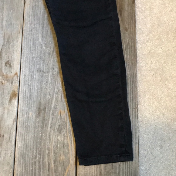 Black Etienne Marcel Trim Detail Skinny Crop Jeans - Picture 7 of 7